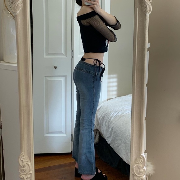 00’s sexy low waited jeans - Picture 8 of 9